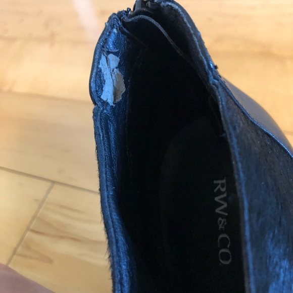 RW & CO. Black Heeled Booties - Picture 6 of 7